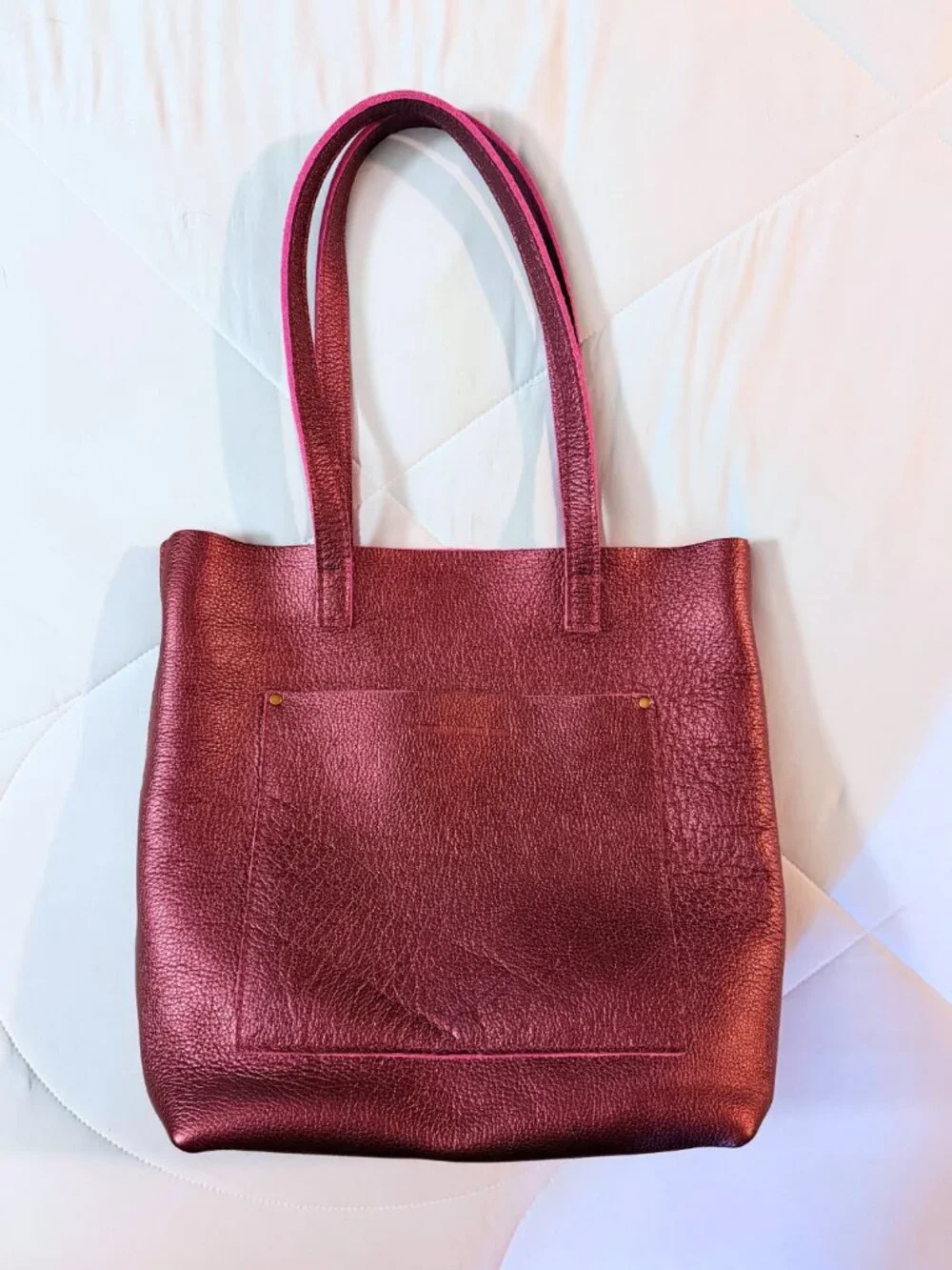 Ultra Violet Original Crossbody Tote by Portland Leather Goods